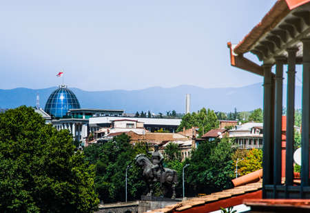 Summer day in Old town of Tbilisi, Georgia