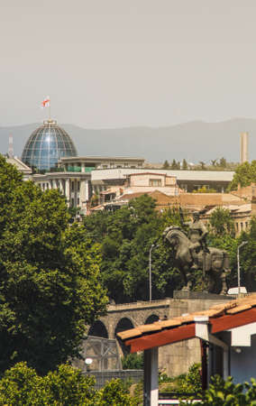 Summer day in Old town of Tbilisi, Georgiaのeditorial素材