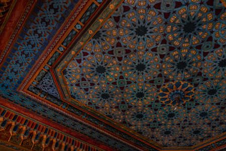 7 FEBRUARY 2019, TBILISI, GEORGIA: Restored interiors of famous Sarajishvili palace  in Sololaki...