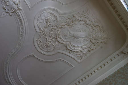 7 FEBRUARY 2019, TBILISI, GEORGIA: Restored interiors of famous Sarajishvili palace  in Sololaki area in Tbilisi, Georgiaのeditorial素材