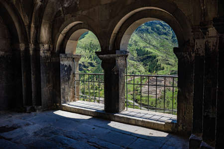 Famous rock castle Medieval time dedicated to Queen Tamar in Southern Georgiaの写真素材