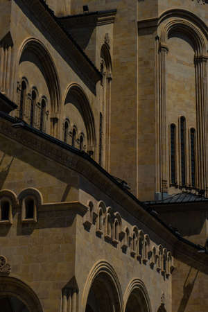 St. Trinity or Sameba orthodox cathedral in Tbilisi, Georgia
