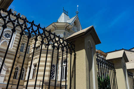 03 JUNE 2019, TBILISI, GEORGIA: Famous Prince Palace Cinema Museum now  in Old Tbilisi,  Georgia