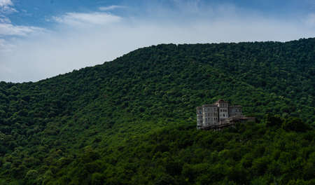 Castle on hill top close to Kvareli town in Kakheti area, Georgia