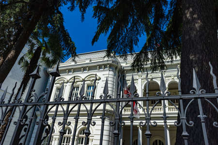 07 of JULY, 2019, TBILISI, GEORGIA: Restored area of Orbelianubani in Tbilisi's downtown, new...