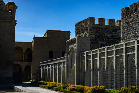 05 May 2019, Famous Rabati castke in Akhaltsikhe with Harem part  in Southern Georgiaのeditorial素材