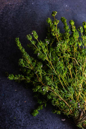 Ombalo herb on stone background with copy spaceの写真素材