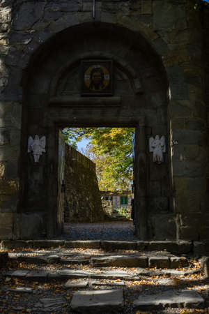 Autumnal view of Martkopi monastery close to Tbilisi, Georgia