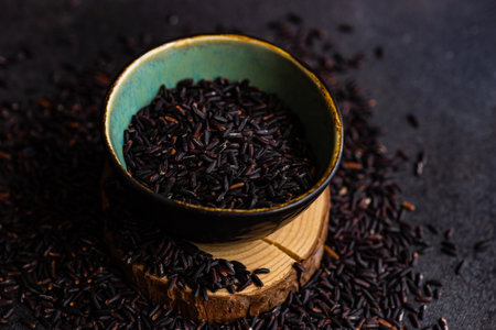 Organic black rice