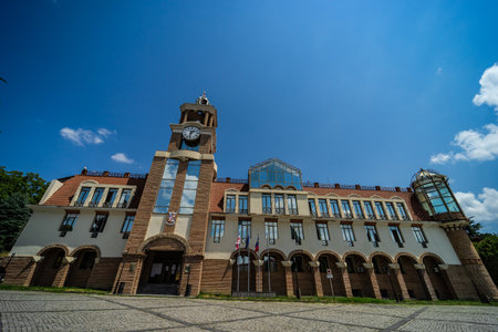 Street view of Old town of Sighnaghi with traditional georgian architecture, Kakheti, Georgiaのeditorial素材