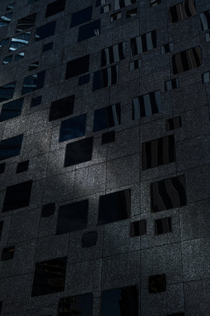 Modern architecture on Chavchavadze avenue in business downtown of Tbilisi, Vake