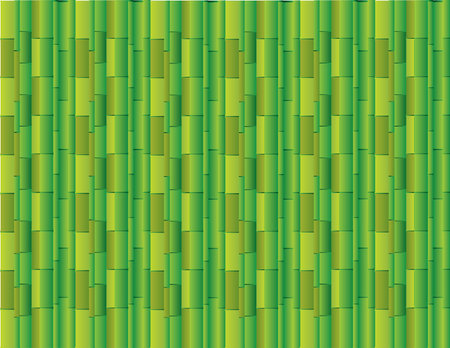 Abstract green background using many straight bamboos for presentation vector illustrationのイラスト素材