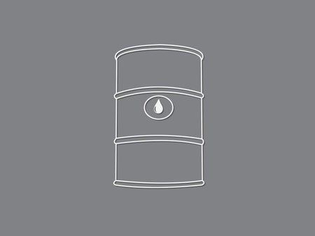 Oil barrel vector illustration using lines for business industry on dark backgroundのイラスト素材