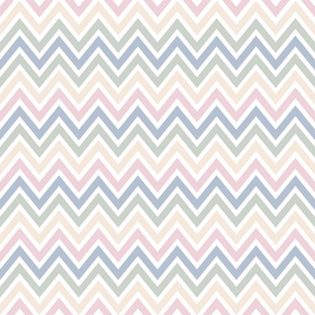 A charming pastel zigzag pattern featuring soft, soothing colors and a clean geometric flow. This ...