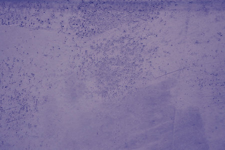 Ultra violet wall texture a la sanded concrete with pores. Stone, industrial material, interior design, naked plaster, color 2018の写真素材