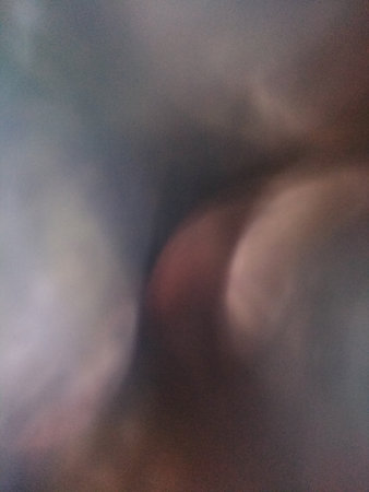 Blur, huge bokeh reflexes, beautiful background, blurred area, background area, background, space for text, gray blue cool hues, designer elementの写真素材