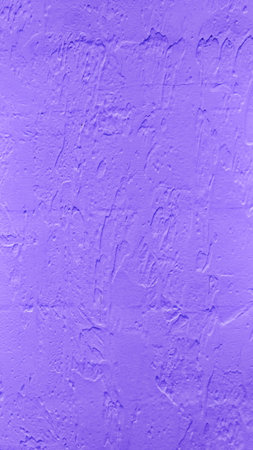 The texture of light plaster, Purple strokes