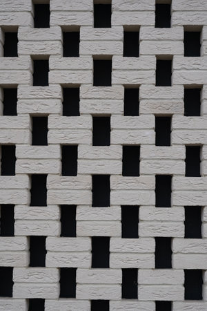 Modern decorative brick wall texture with gleams