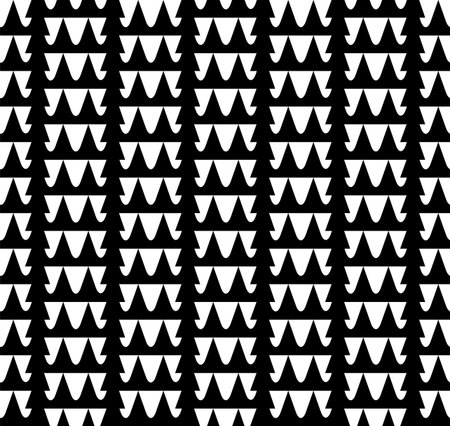 Seamless Christmas texture with triangular shapes, vector minimalist clipartのイラスト素材