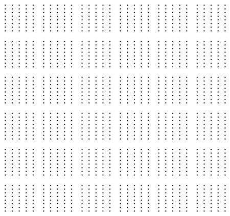 Seamless pattern made of precisely aligned vector dots, ideal geometry, trendy textureのイラスト素材