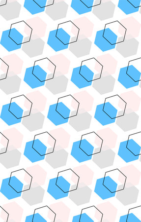 Seamless vector hand drawn patern made of carnation flowersのイラスト素材