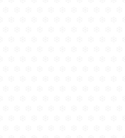 Cozy winter snowflakes seamless pattern, white on whiteのイラスト素材