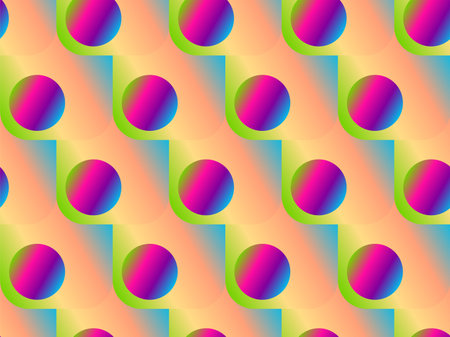Seamless abstract geometry, iridescent holographic style, vector quality