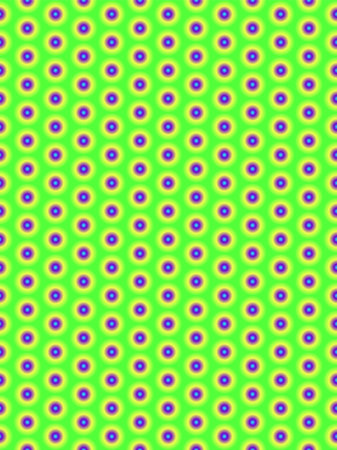 Glowing spheres on green, cartoon seamless vector patternのイラスト素材