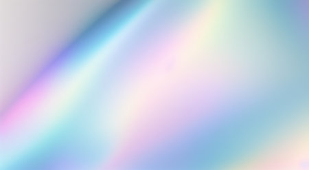 Modern background with holographic gradients, designer lighting, soft pastels with milky glassmorphism effect, tech touch, AI Generatedの素材