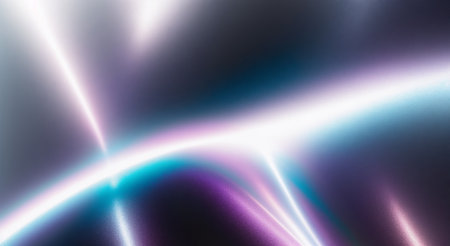 Modern abstract background with holographic gradients, designer lighting, pastels with milky glassmorphism effect, soft touch, space and universe mood, AI Generatedの素材