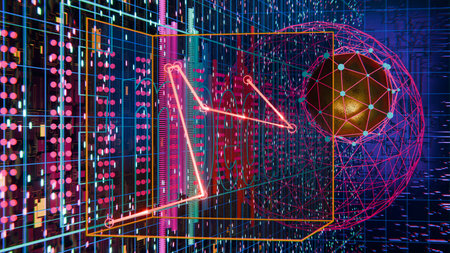 Transformer Architecture: Dynamic Summation of Embedding Vectors in Action. 3D renderingの写真素材