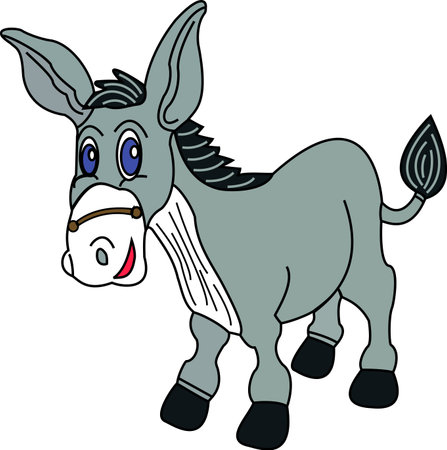 donkeyのイラスト素材