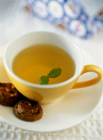 mint teaの写真素材