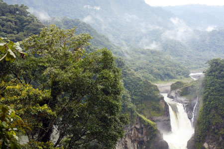San Rafael Falls, Ecuadorの写真素材