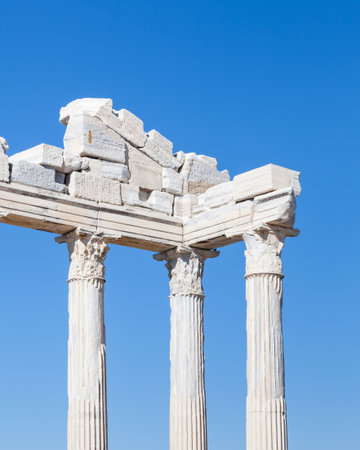 The Temple of Apollo.  The Temple of Apollo is located in the ancient Greek city of Side in southern...