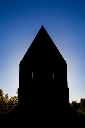 Penrith Beacon.  Penrith beacon is situated on a hill just north of Penrith, Cumbria in northern England.  The beacon was built in 1719 and was used to used to warn of Scottish invaders.の写真素材