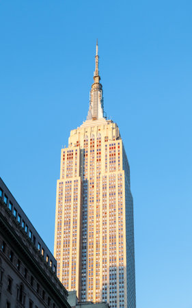 The Empire State Building was the worlds tallest structure at the time of its construction in 1931.のeditorial素材
