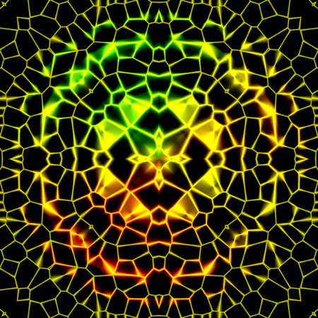 Abstract Circles Geometric Design Square Backgroundの写真素材