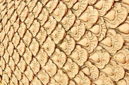 Beautiful thai pattern carvingの写真素材