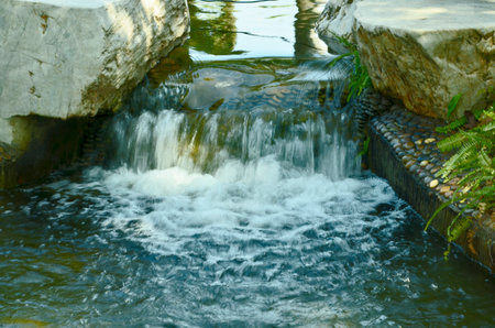 Beauyiful little waterfall handmade