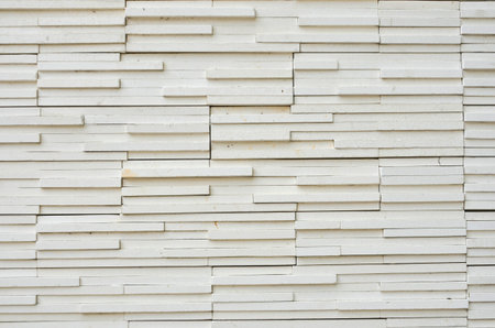 Art on little white block wall