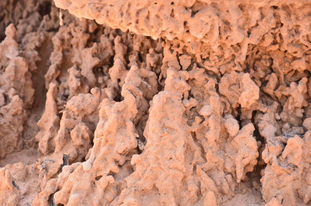 Wonderful shape of tumbledown earthの写真素材