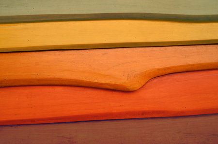 Beautiful color of wood board wallの写真素材