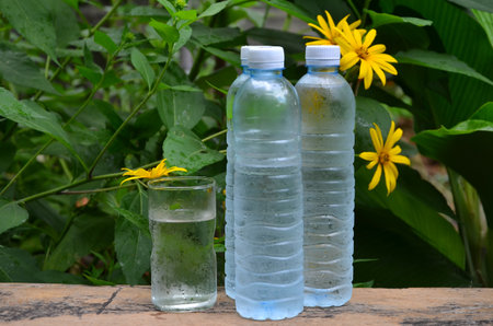 Fresh and pure water for health careの写真素材