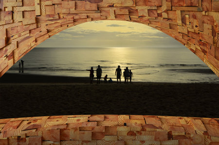 Save the earth from drough before the death comesの写真素材