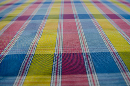 Beautiful line and table pattern of multipurpose clothesの写真素材