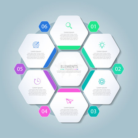 Presentation modern business infographic template designの写真素材