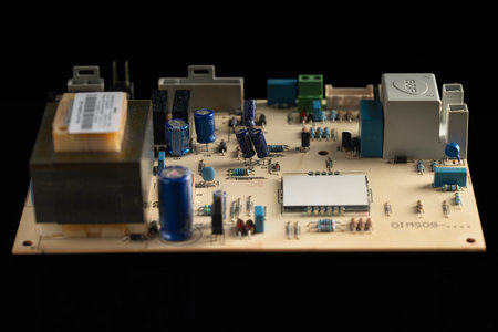 Heat-only boiler station motherboard without a relay
