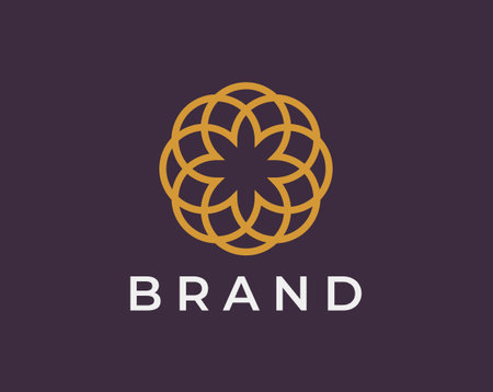 Ornament logo and icon design vector.のイラスト素材