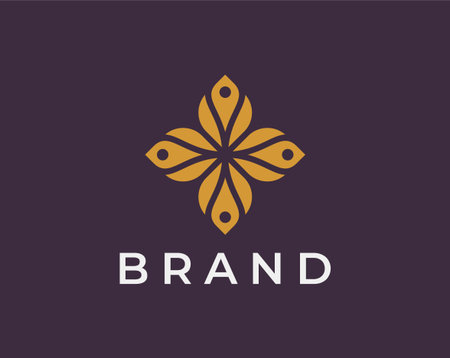 Ornament logo and icon design vector.のイラスト素材